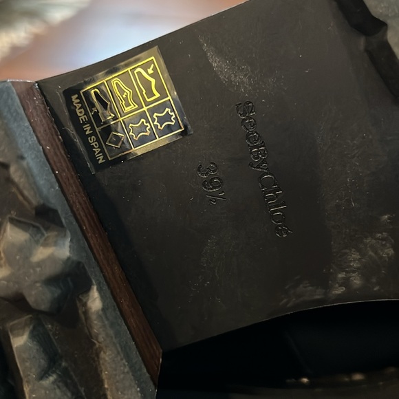 See By Chloe Mozart Black Leather Ankle Boots - Picture 5 of 5